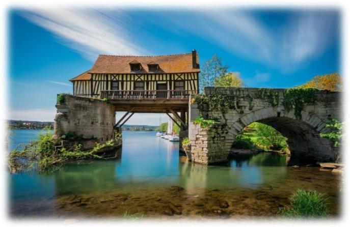 La Petite Maison De Giverny - Gite De Charme 5 Etoiles Au Coeur Du Village - 3 Chambres المظهر الخارجي الصورة